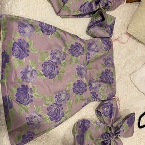 Strapless cocktail/wedding dress ASOS floral